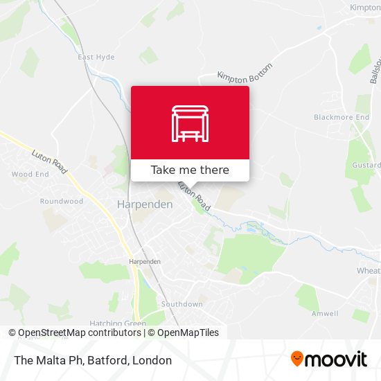 The Malta Ph, Batford map