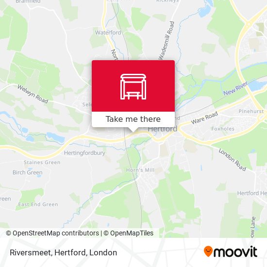 Riversmeet, Hertford map