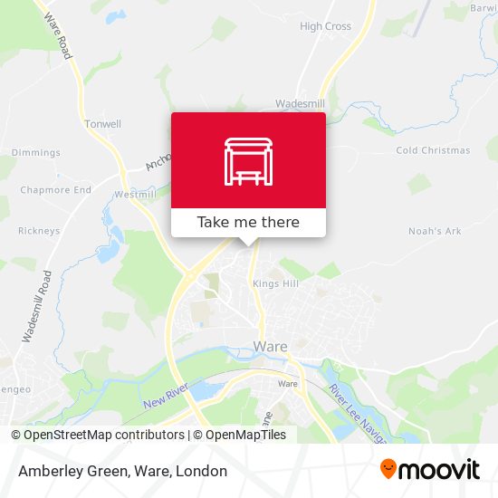 Amberley Green, Ware map