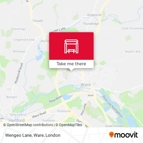 Wengeo Lane, Ware map