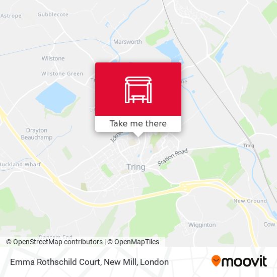 Emma Rothschild Court, New Mill map