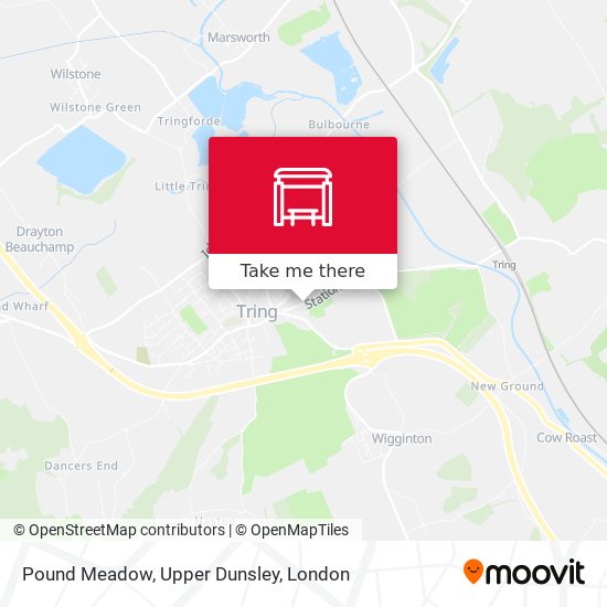 Pound Meadow, Upper Dunsley map