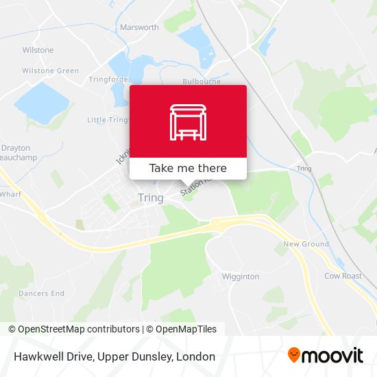 Hawkwell Drive, Upper Dunsley map