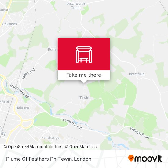 Plume Of Feathers Ph, Tewin map