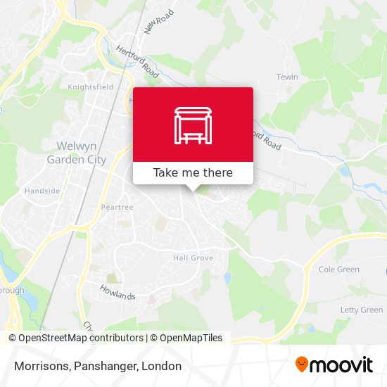 Morrisons, Panshanger map