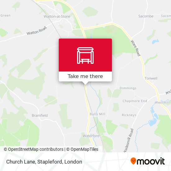 Church Lane, Stapleford map