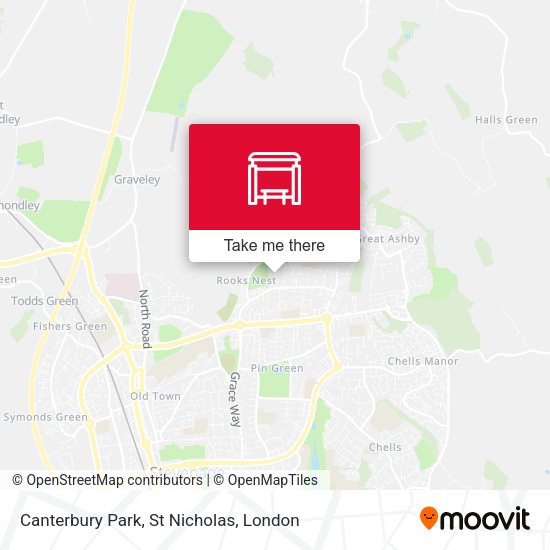Canterbury Park, St Nicholas map