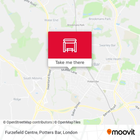Furzefield Centre, Potters Bar map