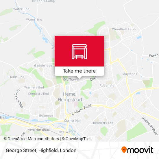George Street, Highfield map