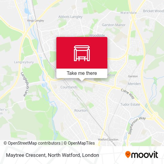 Maytree Crescent, North Watford map