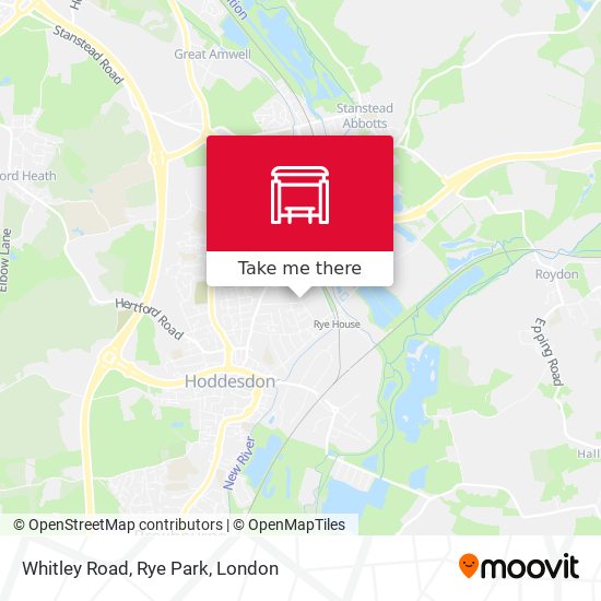 Whitley Road, Rye Park map
