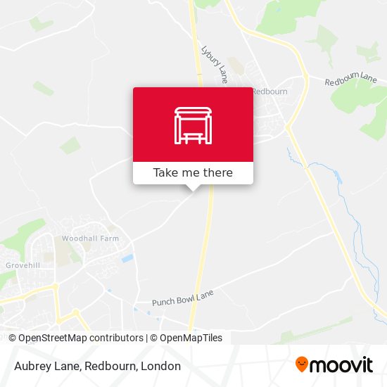 Aubrey Lane, Redbourn map