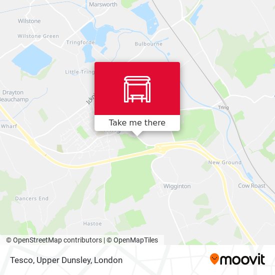 Tesco, Upper Dunsley map