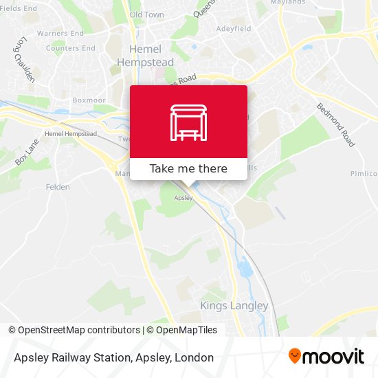 Apsley Railway Station, Apsley map