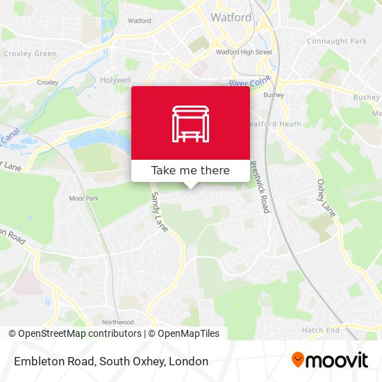 Embleton Road, South Oxhey map