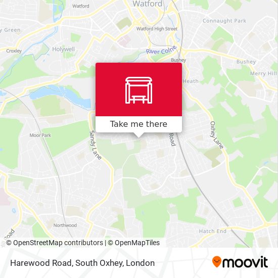 Harewood Road, South Oxhey map
