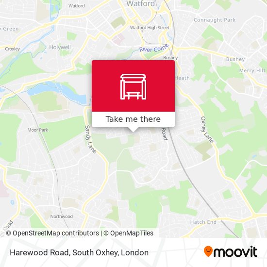 Harewood Road, South Oxhey map