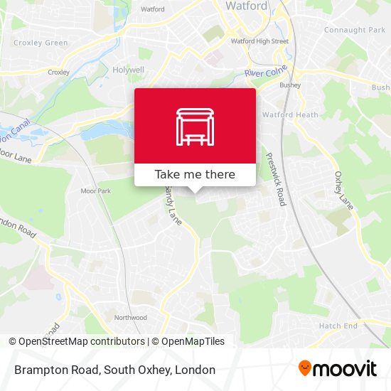 Brampton Road, South Oxhey map