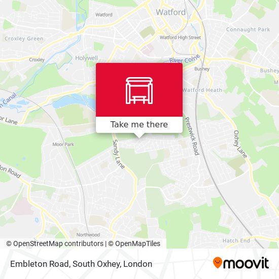 Embleton Road, South Oxhey map