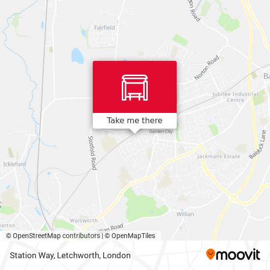 Station Way, Letchworth map