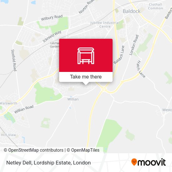 Netley Dell, Lordship Estate map