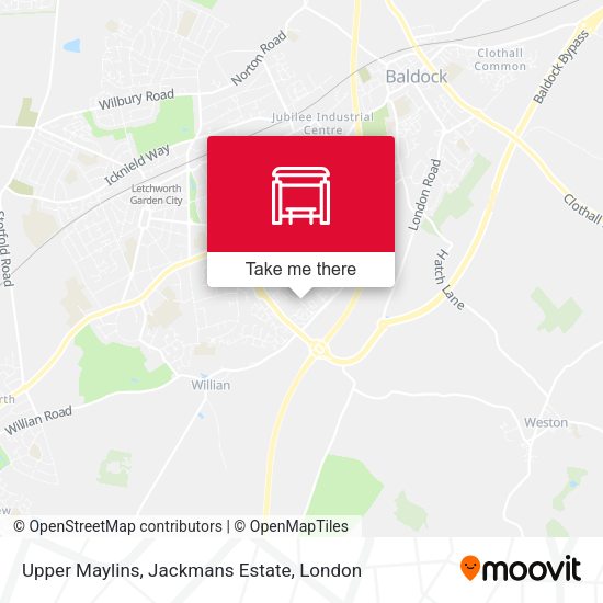 Upper Maylins, Jackmans Estate map