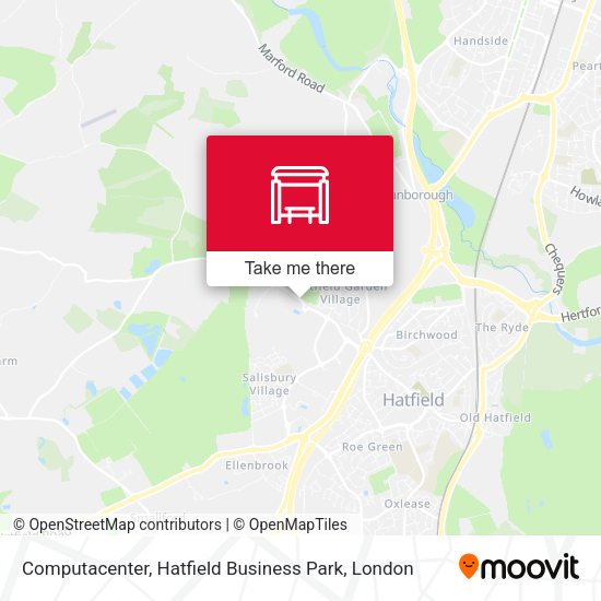 Computacenter, Hatfield Business Park map