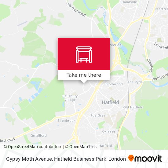 Gypsy Moth Avenue, Hatfield Business Park map