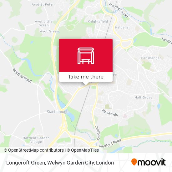 Longcroft Green, Welwyn Garden City map