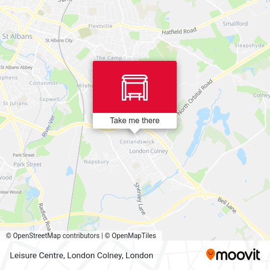 Leisure Centre, London Colney map