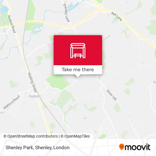 Shenley Park, Shenley map