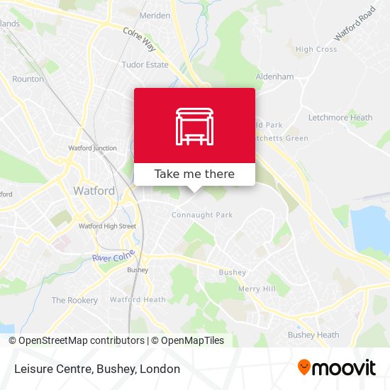 Leisure Centre, Bushey map