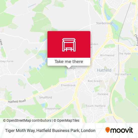 Tiger Moth Way, Hatfield Business Park map