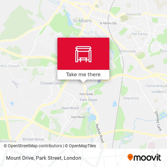Mount Drive, Park Street map