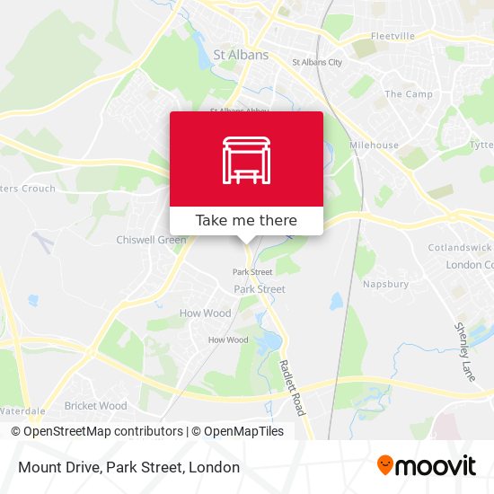 Mount Drive, Park Street map
