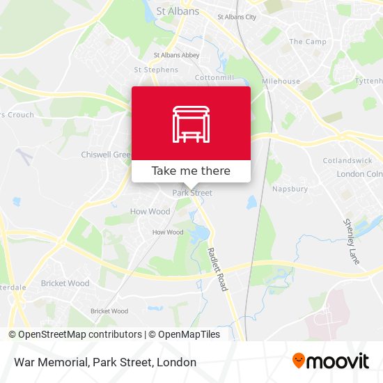 War Memorial, Park Street map