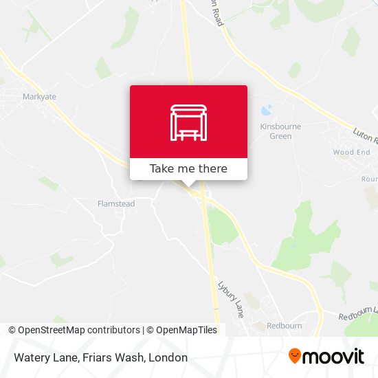 Watery Lane, Friars Wash map