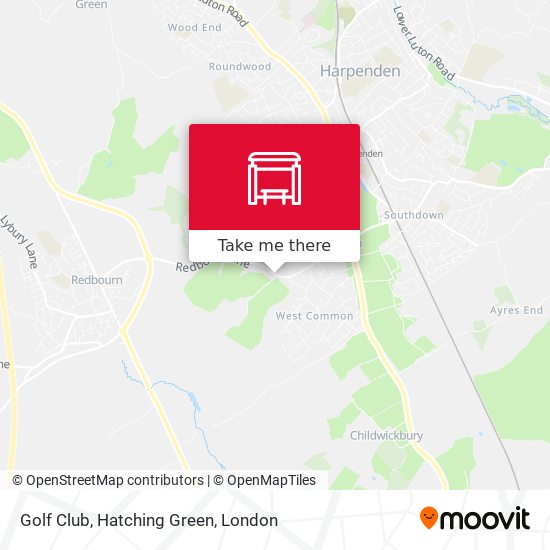Golf Club, Hatching Green map
