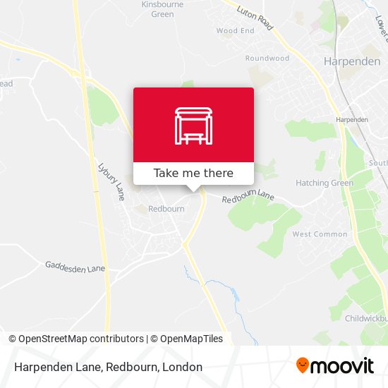 Harpenden Lane, Redbourn map