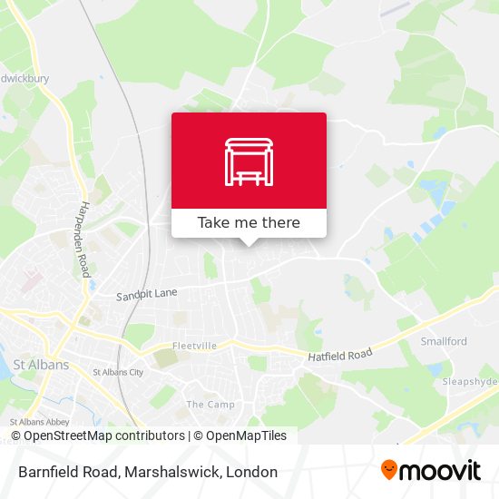 Barnfield Road, Marshalswick map