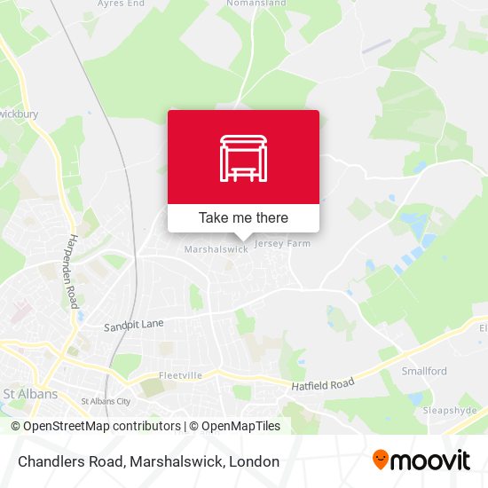 Chandlers Road, Marshalswick map