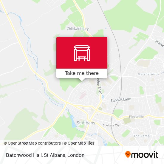 Batchwood Hall, St Albans map