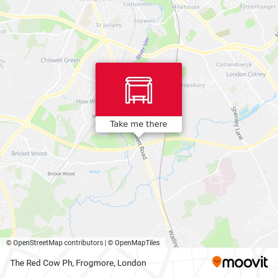 The Red Cow Ph, Frogmore map