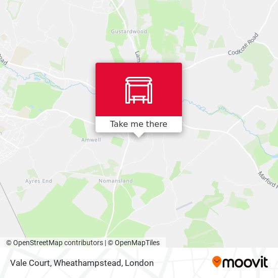 Vale Court, Wheathampstead map