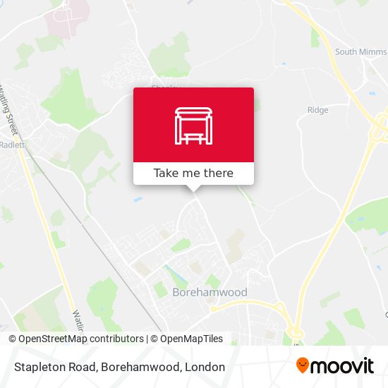 Stapleton Road, Borehamwood map