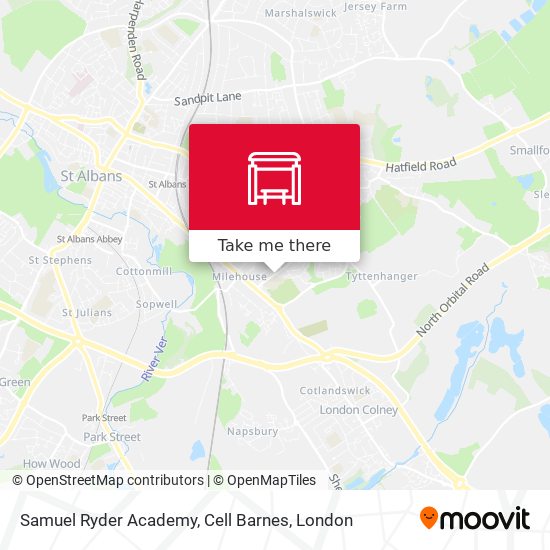 Samuel Ryder Academy, Cell Barnes map