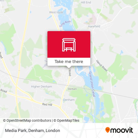 Media Park, Denham map