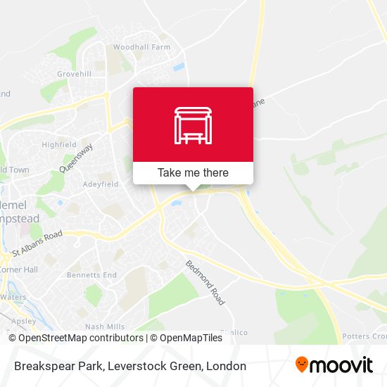 Breakspear Park, Leverstock Green map