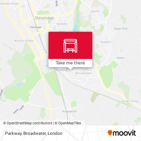 Parkway, Broadwater map