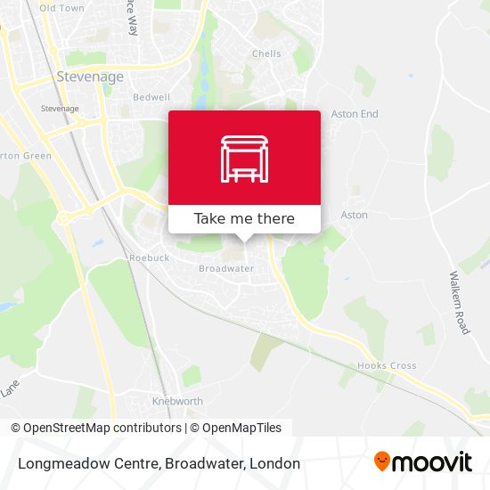 Longmeadow Centre, Broadwater map